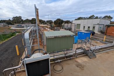 Biogas Compression at Surbiton Park Wastewater Treatment Plant