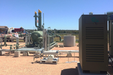 Liquid separation & fuel gas filtration system for Origin Talinga CSG Wells