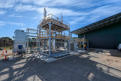Syngas treatment system for Katunga Fresh Pyrolysis Plant